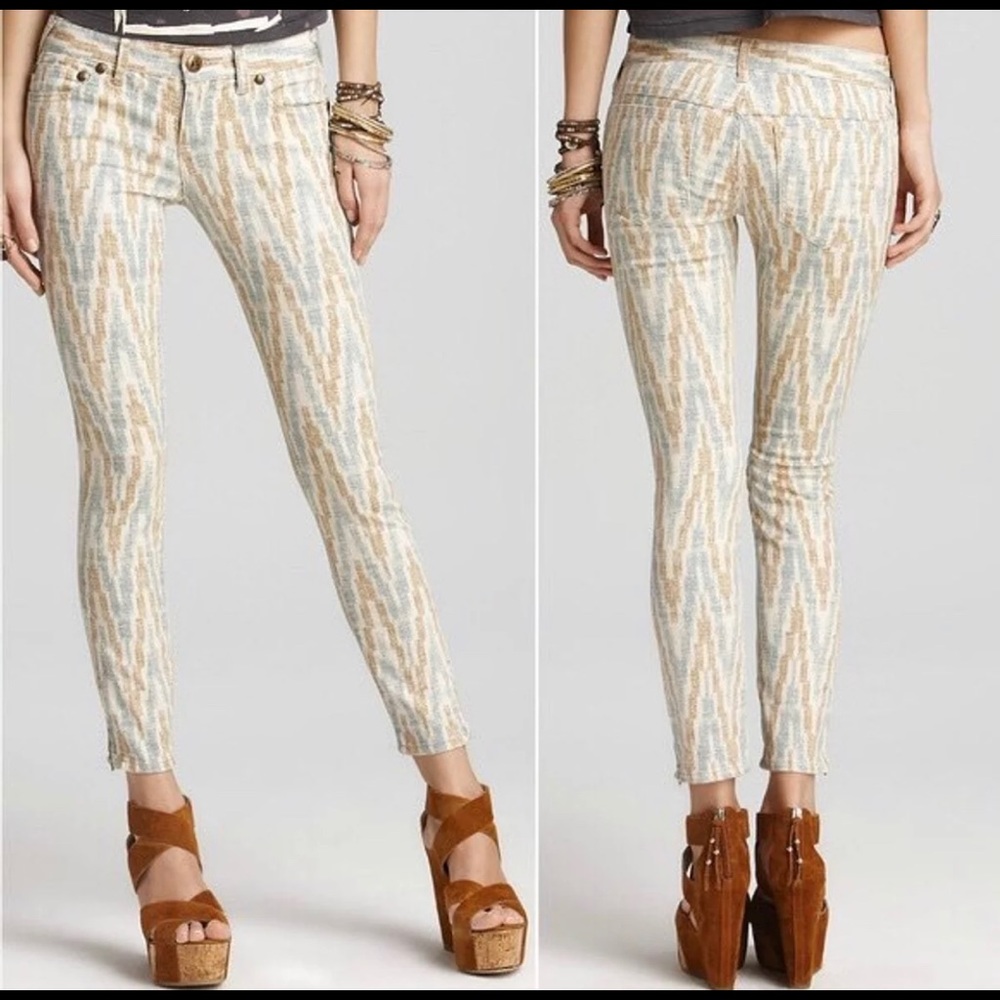 Free People Native Ikat Skinnies
